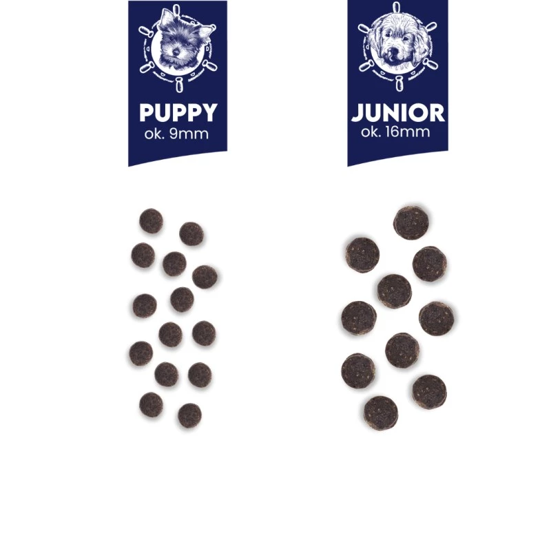 Kuiv koeratoit BALTICA Puppy pardiga lõhega XS/S 1 kg — kutsikatoit väikest tõugu koertele