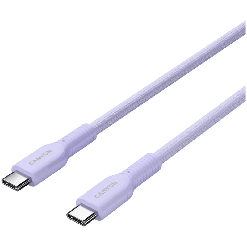 CANYON kaabel OnWire 60CL C-C 60W COLOR Punutud 1m Lilla