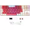 Mehaaniline mänguriklaviatuur GAMIAC TKL90G Kailh Red lülititega, tenkeyless, valge/punane