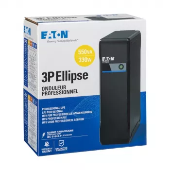 Eaton 3P Ellipse 550 katkematu toiteallikas (UPS) ooterežiim (võrguväline) 0,55 kVA 330 W 4 AC-pistikupesa