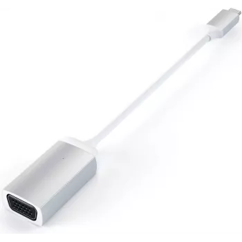 Satechi Type-C to VGA adapter, hõbedane, ST-TCVGAS