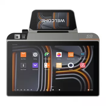 POS-terminal SUNMI D3 MINI 10,1-tollise projitseeritud mahtuvusliku puuteekraani, USB- ja Bluetooth-ühendusega