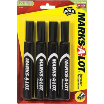 Püsimarker Avery 07903 must 4 tk