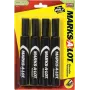 Püsimarker Avery 07903 must 4 tk