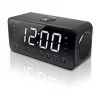 Kellraadio Muse M-192 CR — digitaalkell, FM-tuuner, 1,8-tolline LED-ekraan, must puit, AC 100–240 V, AAA varutoide