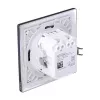 Fibaro FGWU-021-8 seinakontakt 2x USB Must