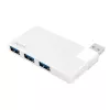 USB3.0 4-pordiline jaotur, hõbedane