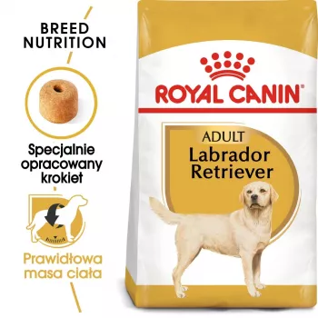 Kuiv koeratoit Royal Canin Labrador Retriever Adult 12 kg — linnuliha, 30% valku, 13% rasva