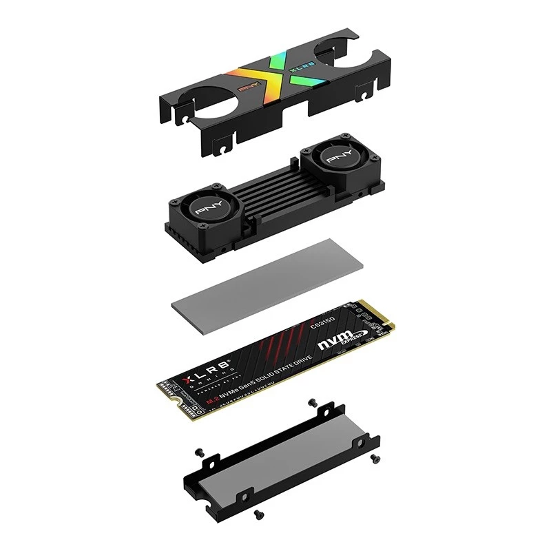 SSD-draiv PNY 1TB M.2 PCI Express 4.0 NVMe M280CS3150XHS-1TB-RB