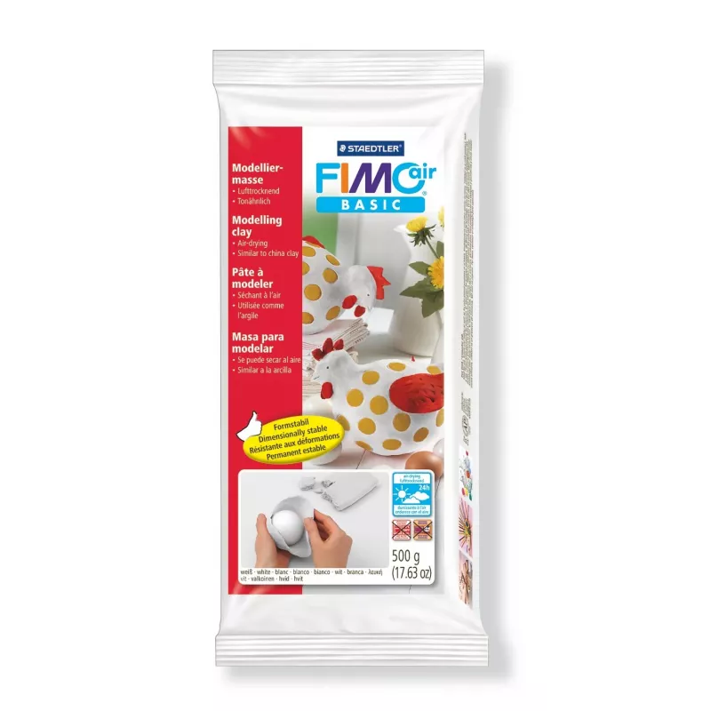 Modelleerimissavi Staedtler FIMOair basic 8100 Valge 500 g