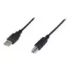 Digitus ASSMANN - USB-kaabel - USB Type A, 4-pin (M) - USB Type B, 4-pin (M) - 1 m (USB / Hi-Speed USB) - Must (AK-300105-010-S)
