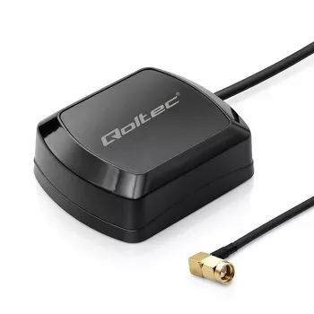 Väline GPS/GLONASS-antenn QOLTEC 28 dBi 50 W SMA täisnurkpistikuga