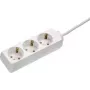Pikendusjuhe AS Schwabe 13911, Schuko pistikupesad, 1 tk, valge