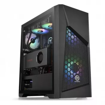 Arvutikorpus Thermaltake Commander G32 TG ARGB Midi Tower Must