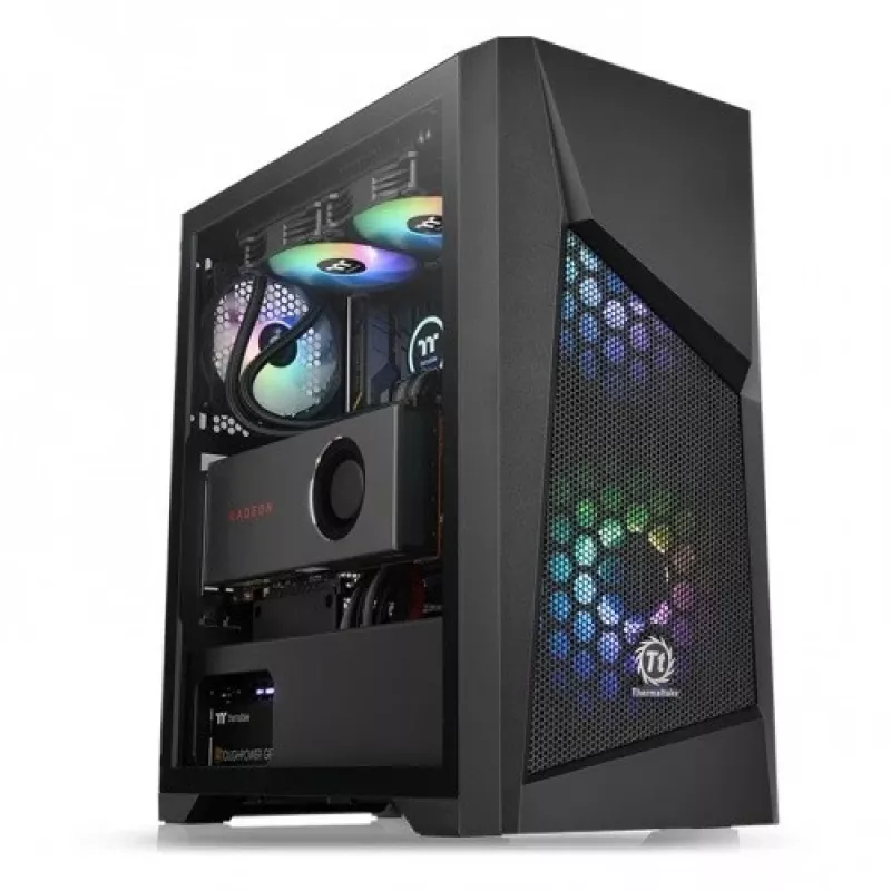 Arvutikorpus Thermaltake Commander G32 TG ARGB Midi Tower Must