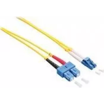 LogiLink - patch-kaabel - LC/UPC ühemoodiline (M) SC/UPC ühemoodilisele (M) - 1 m - kiudoptiline - Dupleks - 9/125 mikromeetrit - OS2 - Halogeenivaba - Kollane