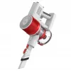 Juhtmeta tolmuimeja Adler AD 7051 — 300 W max, 22,2 V aku, 0,6 L tolmukottita, roostevabast terasest toru, EPA F8, LED-tuli, valge/punane