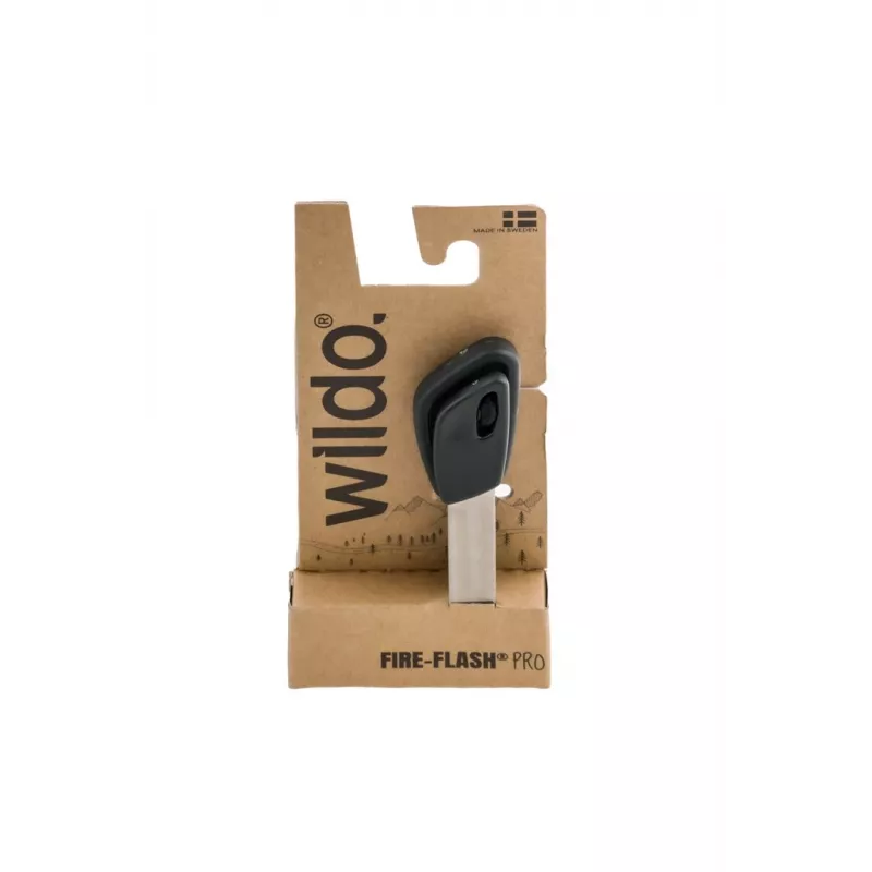 Tulelöökriist Wildo Fire-Flash Pro Large sädemeergutusavarii tulesüütaja, ferrocerium, 76,2 mm, 29 g, must