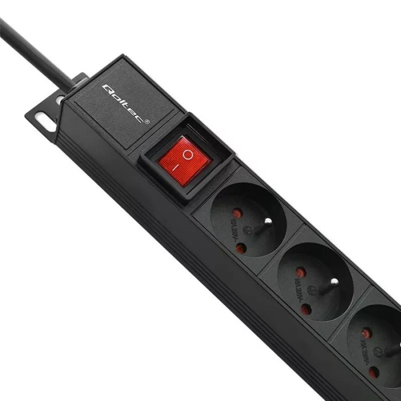 Toitejaotusliist RACK 16A PDU, 16xFRENCH, vertikaalne