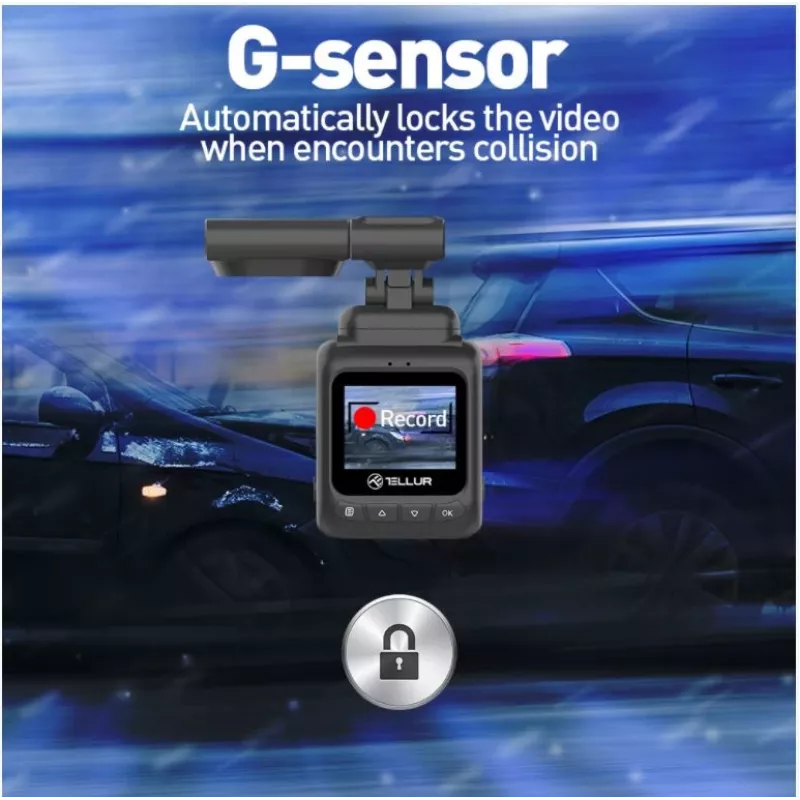Dash Cam Tellur Dash Patrol DC2 FullHD 1080P GPS Must