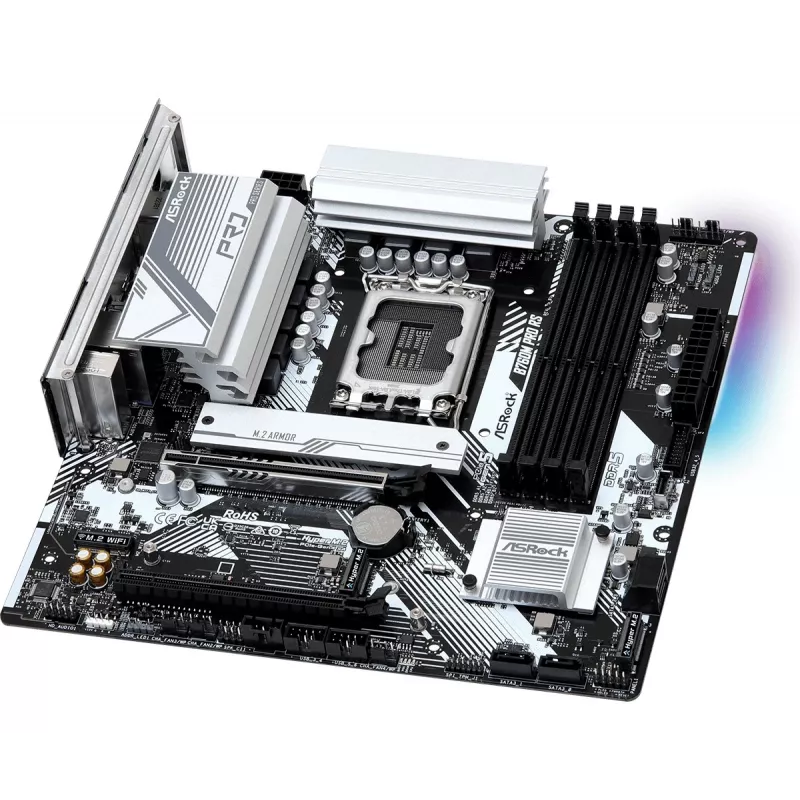 ASRock B760M Pro RS DDR5 Micro-ATX emaplaat