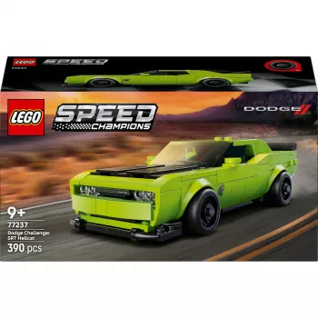 Ehitusmänguauto LEGO Speed Champions Dodge Challenger SRT Hellcat 77237 — 390 tükki, 1 minifiguur, vanus 9+