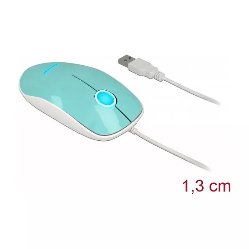 Hiir DeLOCK 12538 USB Type-A optiline mõlemakäeline