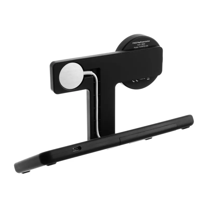 Fixed | MagPowerstation 3-in-1 traadita laadimisalus MagSafe kinnitusega | FIXMPOS-BK | Must