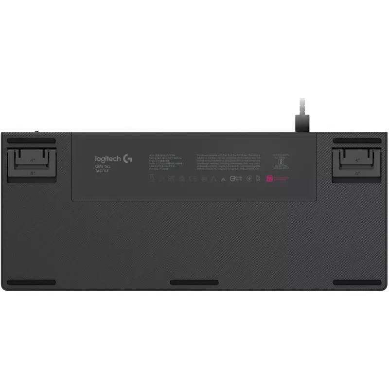 Logitech G G515 klaviatuur mänguritele USB AZERTY prantsuse must mehaaniline RGB
