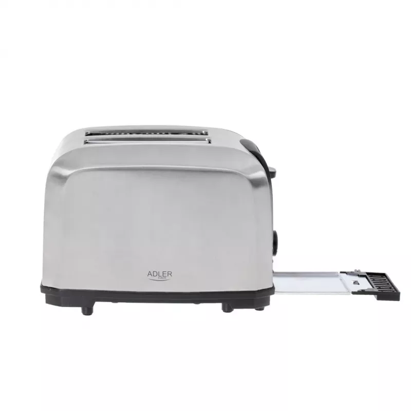 Röster Adler AD 3222 2 viilu 1000 W hõbedane