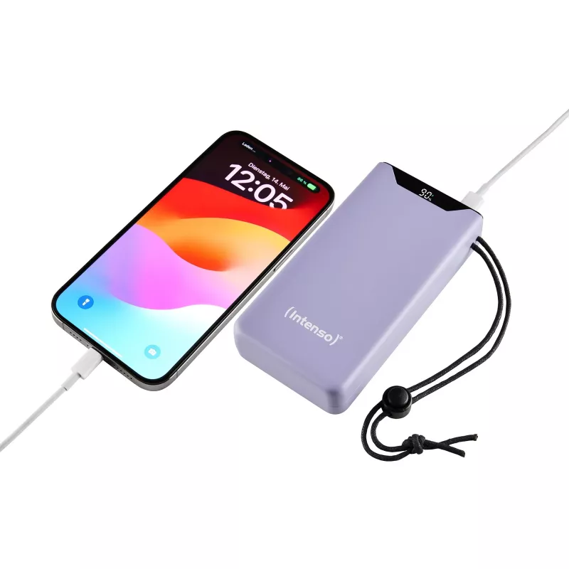 Akupank USB 20000MAH QC3.0/lilla F20000 7332053 Intenso