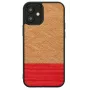 Kaitsev mobiilikott Man and Wood iPhone 12 mini jaoks — kalasaba asalea must muster