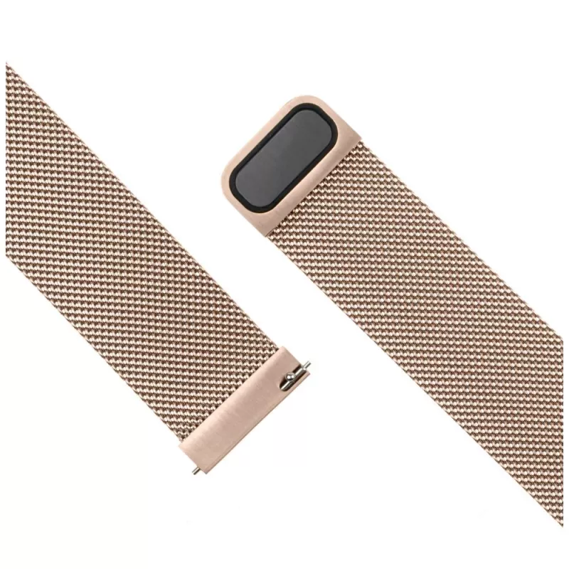 Kellarihm FIXED Mesh Strap Fixed 18mm roostevaba teras kiirvabastus kuldne