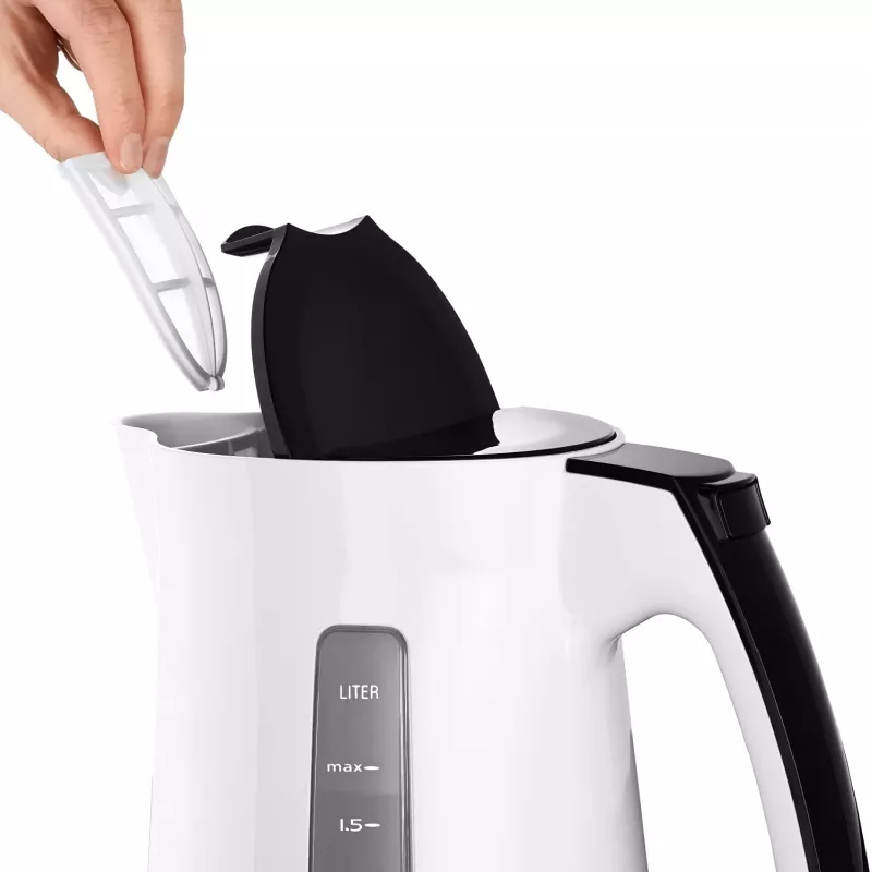 Elektriline veekeetja Melitta Enjoy Aqua 1.7 L 2400 W Must Valge
