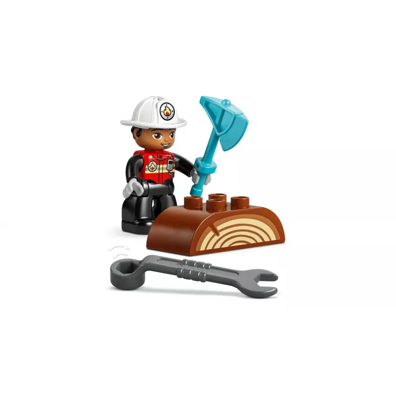 LEGO DUPLO 10473 Tuletõrjeauto vooliku ja tuletõrjujaga