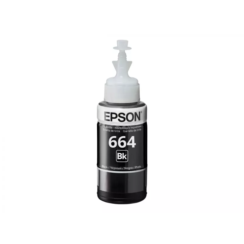 Ink Bottle Epson T6641 70ml Must