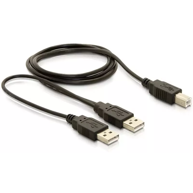 USB-kaabel DeLOCK USB-B/USB-A 1 m must