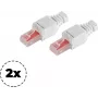 Võrgu pistik ShiverPeaks 75011-2 Cat. 6 tööriistavaba RJ45 pistik Etherneti kaablitele