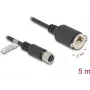 Võrgukaabel DeLOCK M12 Kaabel D-kodeeritud 4 pin emane RJ45 külge Cat5e 5m Must