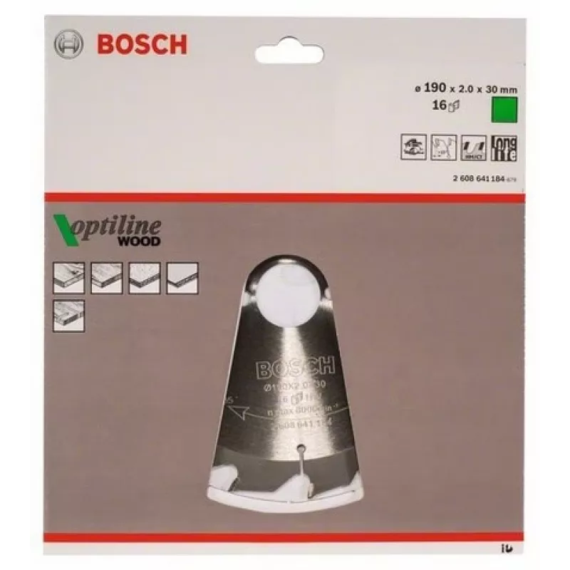 Bosch 2 608 641 184 ketassaag 19 cm 1 tk
