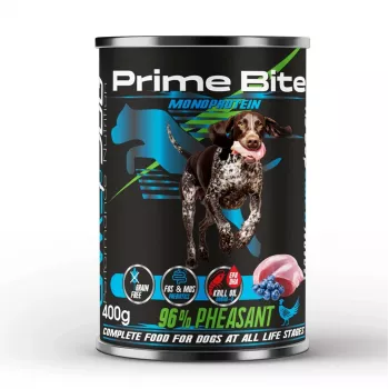 PRIME BITE Monoprotein Pheasant with berries - märg koeratoit - 400g