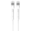 Patchjuhe cat.6a U/FTP 1Gbps vaskkeerupaar võrgukaabel, katkine ots 5m valge