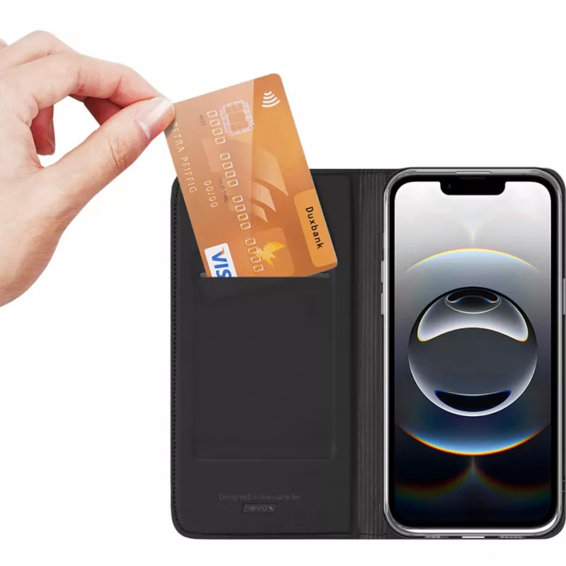 nevox Vario Series raamatusarnane ümbris iPhone SE 2025 must (2495)