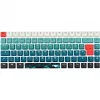 Klaviatuur Sharkoon SKILLER SGK50 S3 Design Bundle D1 hall-roheline punane — juhtmega mänguriklaviatuur, kompaktne paigutus