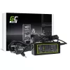 Toiteadapter Green Cell AD41P 65W ASUS sülearvutitele, 19V 3,42A, sisetingimustes, must