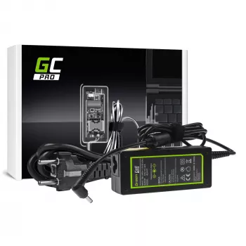 Toiteadapter Green Cell AD41P 65W ASUS sülearvutitele, 19V 3,42A, sisetingimustes, must