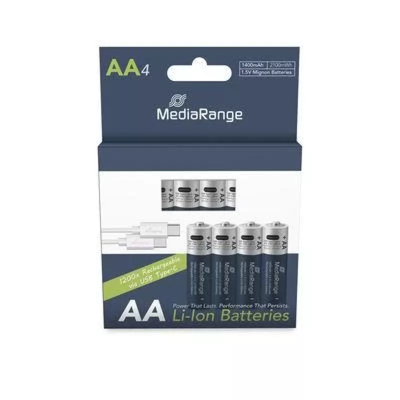 Laetav aku MediaRange MRBAT161 AA Liitium-ioon 18g