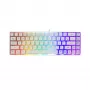 Klaviatuur White Shark RONIN Valge USB QWERTY 68 klahvi LED