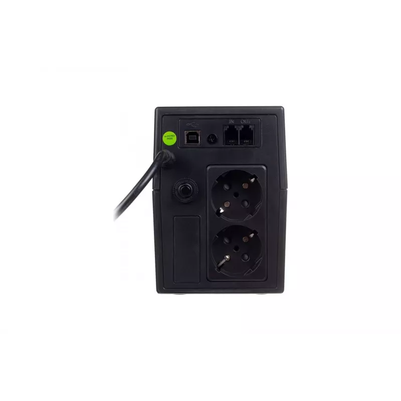 Digitus DN-170064 katkematu toiteallikas (UPS) Line-Interactive 0,8 kVA 480 W 2 AC-pistikupesa