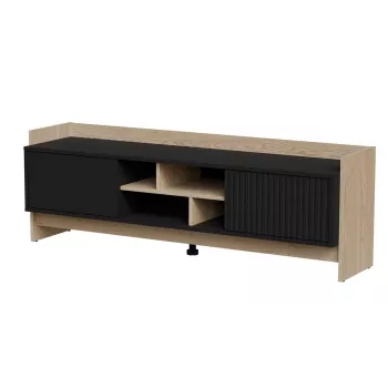 Cama RTV PORTO 2D Kapp 150x38x50 tamm/must
